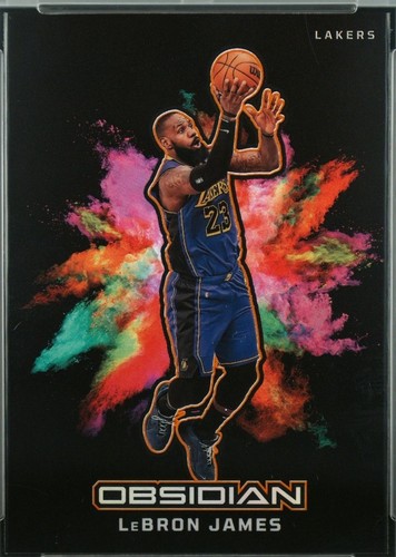2024 PANINI OBSIDIAN BLACK COLOR BLAST 10 LeBRON JAMES | eBay