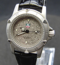 Tag Heuer Professional 959.708G-2 200M Woman's Leather Wrist Watch