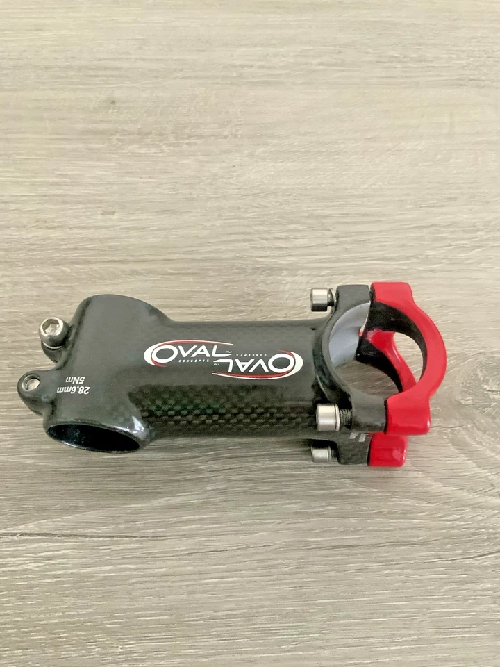OVAL R900 RBT THREADLESS STEM CARBON 90 MM 1 1/8 INCH 31.8 CLAMP 126 GRAMS - Image 3 of 4