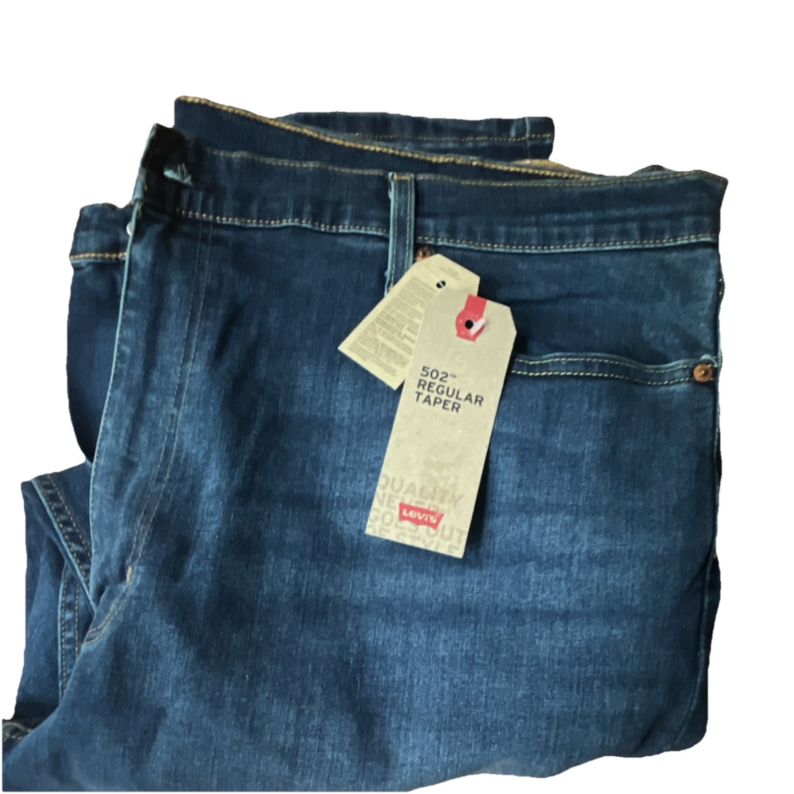 Men's 46x32 Dark Wash Stretch New With Tags
