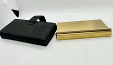 Volupte Portmanteau 1940's Purse Compact CarryAll w/ Black Case, Tobacco Tubes