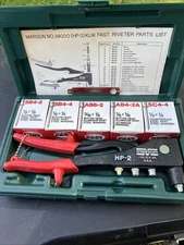 Marson 39001 Rivet Gun Kit HP-2 Professional Klik Fast Riveter USA