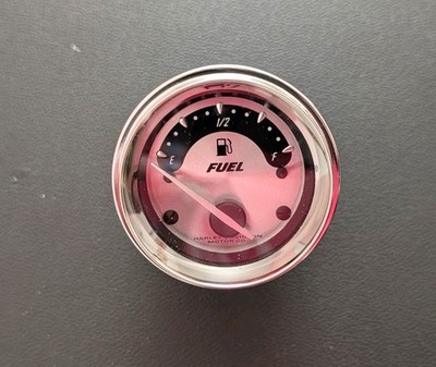 Harley-Davidson 2-Inch Spun Aluminum Fuel Gauge  75113-04A New Original Package