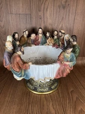 OK Lighting Last Supper Decorative Bowl Fruit Bowl, 15.75"