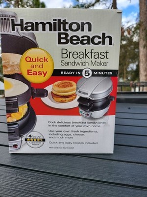 Hamilton Beach Breakfast Sandwich Maker  New in Box