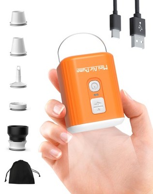 Aoypalp Mini Air Pump for Inflatables with 1600mAh Battery USB Rechargeable, ...