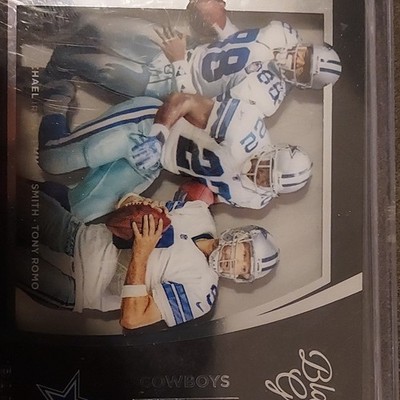 Panini 2014 Black Gold Franchise Gold Michael Irvin Smith Romo Cowboys FG-3