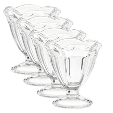 Footed Sherbet Bowls (Set of 4)