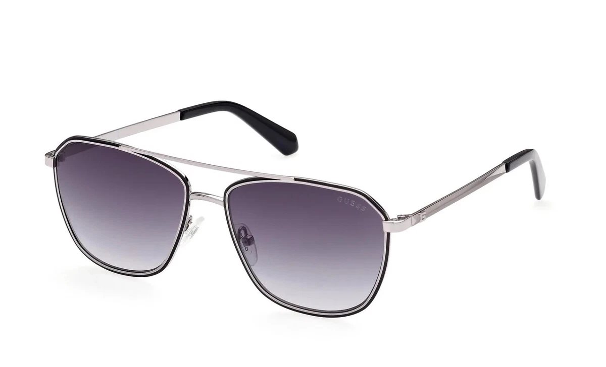 GUESS Silver Aviator Sunglasses for Women for sale | eBay display picture 3