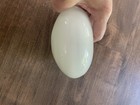 Torre & Tagus Mini White Lustre Handblown Glass Bud Vase Mid Century Decor — photo 2