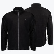 Mobile Warming Mens Trek 2.0 Fleece Heated Jacket Kit Black Large