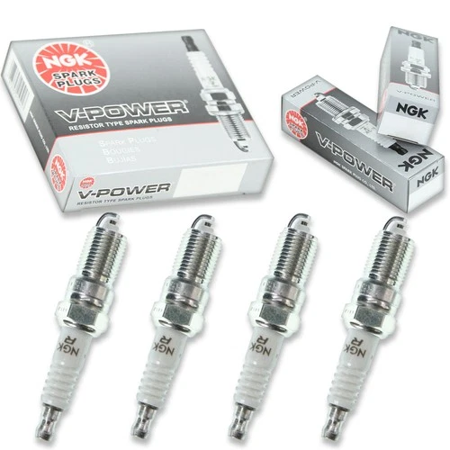 4pcs Mercruiser 3.0L MPI ECT NGK V-Power Spark Plugs Stern Drive 4 Cyl GM vs