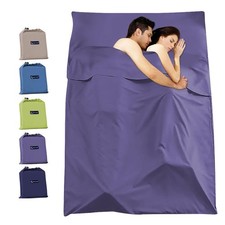 Sleeping Bag Liner Travel Camping Sheet, Lightweight Portable Sleeping Sheets...