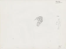 The Lion King Movie Scar Walt Disney 1994 Key Production Animation Cel Drawing 2