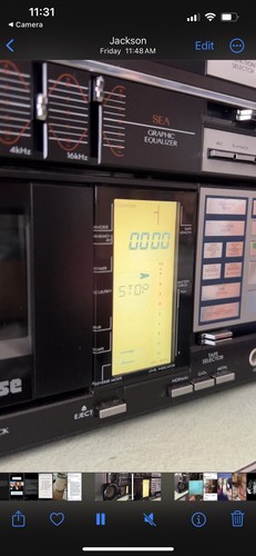 RARE JVC PC-550 C Boombox 1983 Cassette LCD Panel Hi End 80's Blaster - Picture 22 of 24