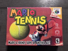 Mario Tennis  - Nintendo 64 (N64) Complete In Box CIB Tested Original Authentic