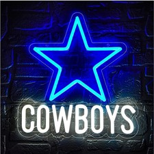Football Neon Sign for Wall Decor Football Neon Light for Man Cave Birthday G...