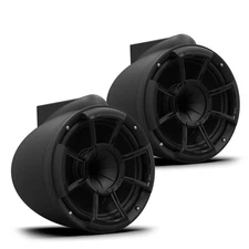 Wet Sounds REV 10 SE B - Matte Black 10" Tower Speakers w/ X Mounts