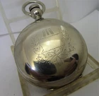 Antique 1884 Elgin Model 1 Grade 7 Hunter Case Key Wind Pocket Watch 18 Size