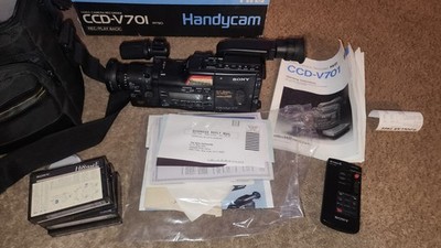 Vintage Sony Video Hi8 Handycam Video Camera, Model# CCD-V701/NTSC