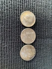 Kennedy Half Dollar 50C Coins Lot of 3.  1964 Circulated US Coins