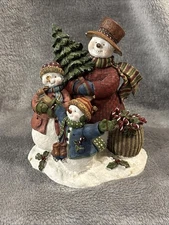 2000 Susan Winget "Holiday Cheer - Snowman Figurine" First Edition - Number 8