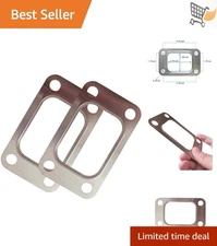2 Pack T3 Turbo Inlet Flange Gasket Stainless Steel for Turbo Manifolds