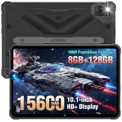 Hotwav R6Pro Outdoor Tablet 15600mAh 8GB+128GB Android 12 Dual SIM 4G Tablet OTG