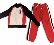 Kids Ralph Lauren Polo Sweatsuit Set Size Medium 10/12