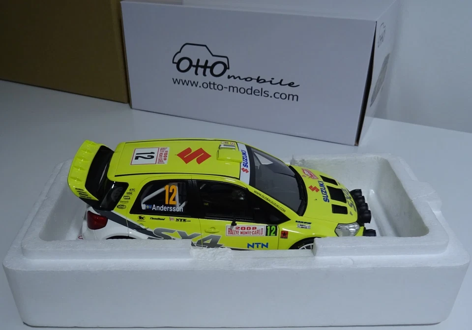 SUZUKI SX4 WRC Rally Monte Carlo 2008 OT495 1/18 Ottomobile Otto - Immagine 2 di 4