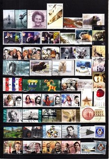 Schönes Lot Briefmarken aus Norwegen gestempelt von 2010 2012