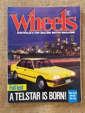 Australian Magazine Vintage - WHEELS JUNE 1983 ADVERTS HOLDEN FORD  TELSTAR 