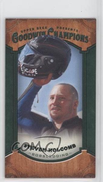 2014 Upper Deck Goodwin Champions Mini Green Blank Back Steven Holcomb #59 1j6