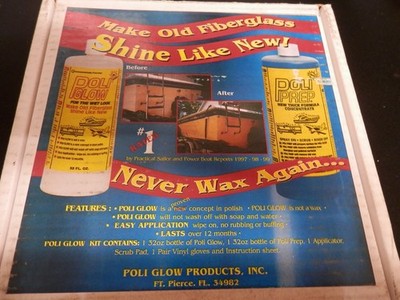 Poli Glow Boat  RV Restoration Fiberglass Kit - Complete Fiberglass Restorer