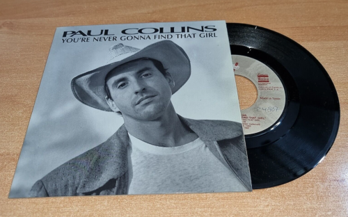 PAUL COLLINS You're never gonna find that girl 7" SPAIN SINGLE VINYL RARE COVER - Afbeelding 1 van 3