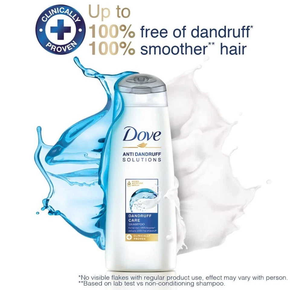 New Dove Dandruff Care Shampoo for Dry, Itchy & Flaky Scalp, 340 ml - Image 2 of 4