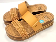 Reef Womens Cushion Vista Hi Natural Braid 6