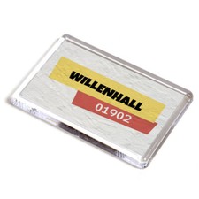 FRIDGE MAGNET - Willenhall 01902 - UK STD Telephone Dialling Code