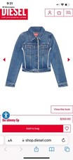 Diesel Frayed Slim-fit Trucker Jacket