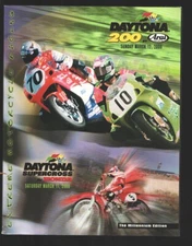 Sports Pub: Daytona Int'l Speedway AMA 200 Motorcycle Race Program 3/12/2000-...