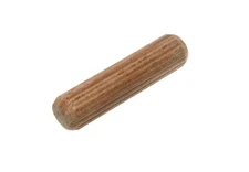 New 5,000 X Wooden Dowels Hardwood Grooved Fluted Wood Pins M10 X 40mm - Onestop