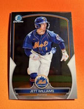 2023 Bowman Chrome Prospects #BCP-49 Jett Williams New York Mets Baseball Card