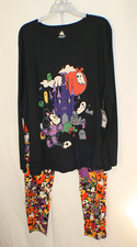Disney Parks Mickey Mouse Friends Halloween 2022 Pajama Set Minnie Wm Sz L NWT