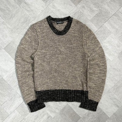 Dolce&Gabbana Men M Superb Design Knit 90S Vintage Italian Alpaca 