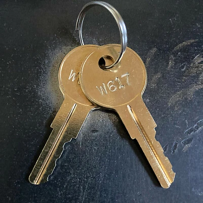 ILCO (2) or (3) Wind Danbury Hirsh / Staples Cabinet Keys Cut Key Code W601 - W650