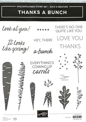 Stampin Up! Stempelset Thanks a Bunch Frühling Ostern