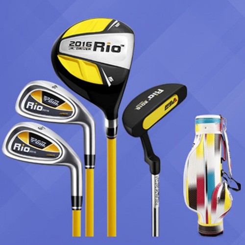 3-12 Age Boys Girls Kids Golf Club Full Sets Carbon Putter Bag Driver Iron Gift - Picture 7 of 30