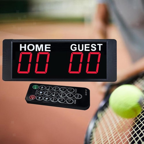 Mini Electronic Scoreboard Remote Control Baseball Ping Pong Football