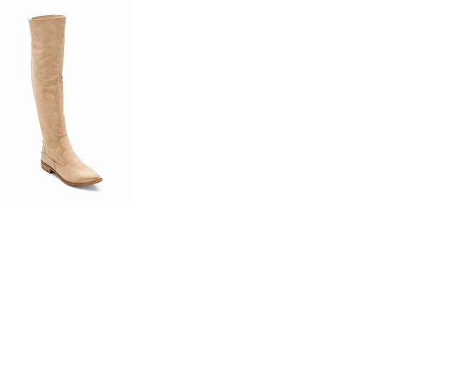 Free People Brenna Over the knee natural leather boots size 38 (7.5) eBay