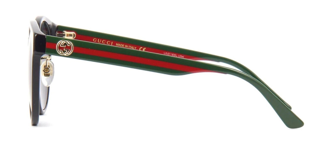 Gucci Women\'s GG0416SK 002 Web Stripe Oversized Square Sunglasses GUCCI GG0416SK Women main image 2